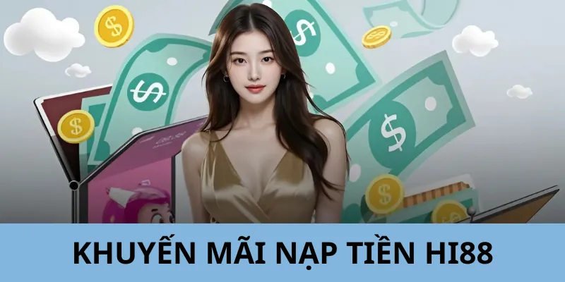 Bạn sẽ nhận được nhiều ưu đãi hấp dẫn khi nạp tiền Hi88